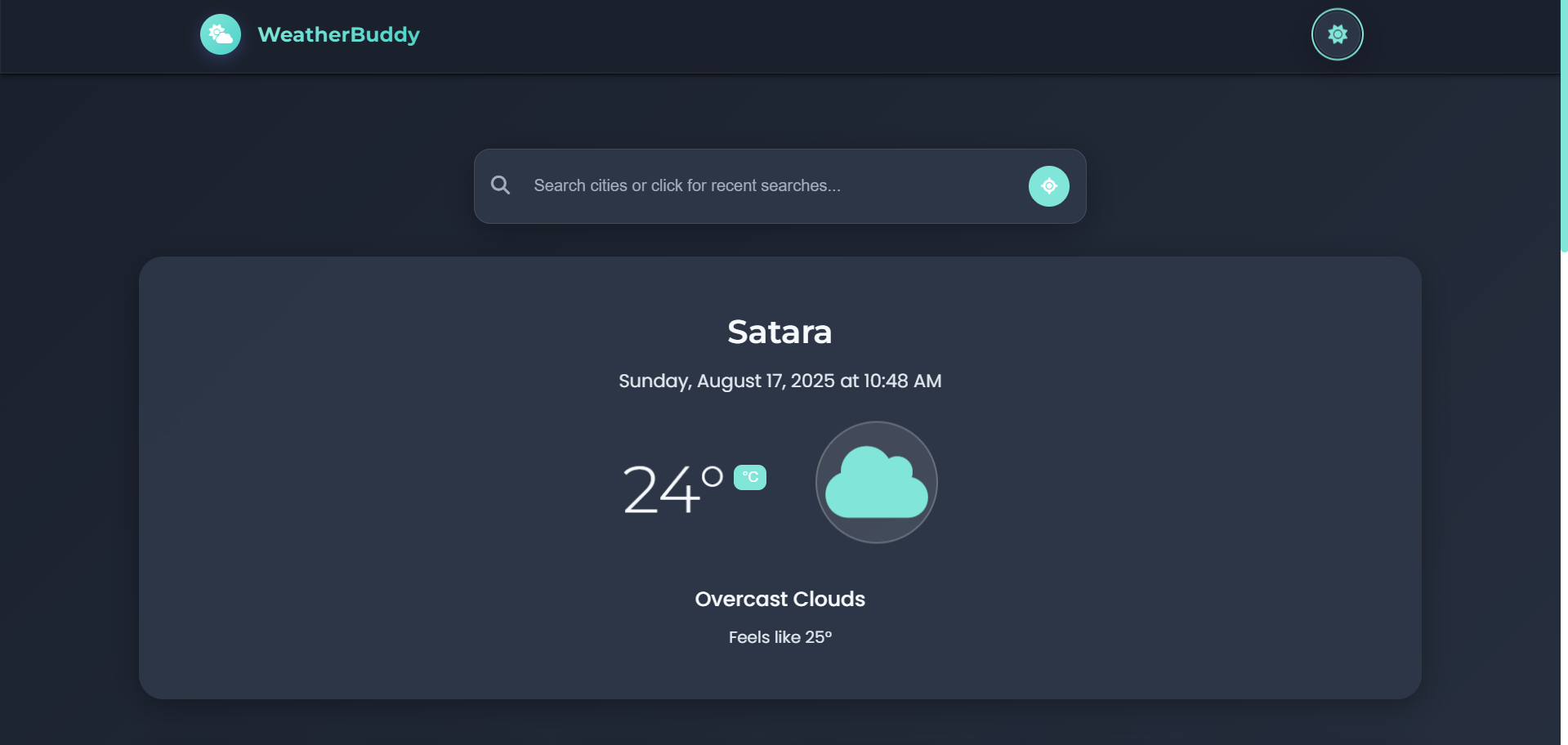 WeatherBuddy – Your Smart Weather Companion Project