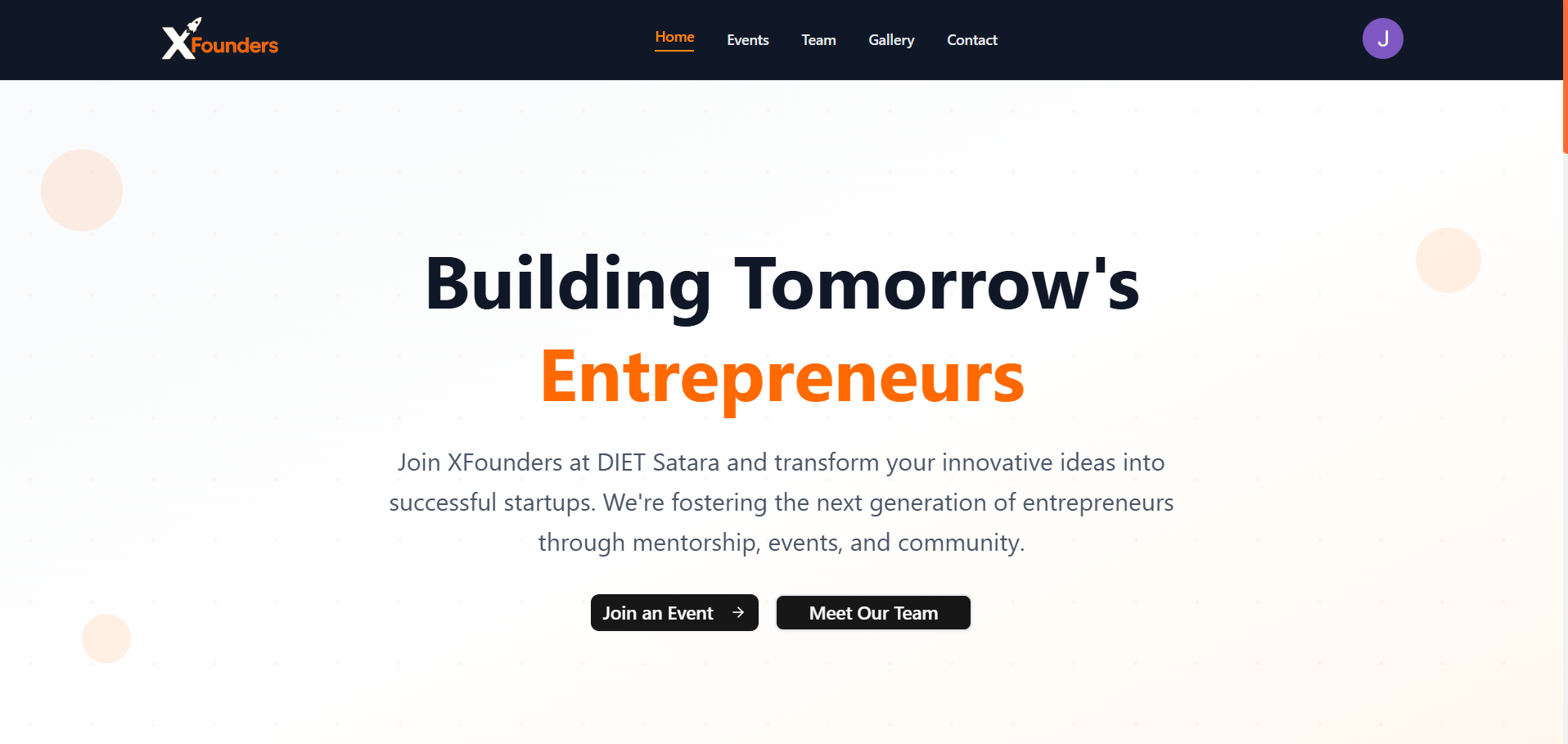XFounders – Empowering Next-Gen Innovators Project